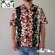 TWO PALMS �ȥ����ѡ��ॹ SS HAWAIIAN SHIRTS / PLUMERIA BLACK