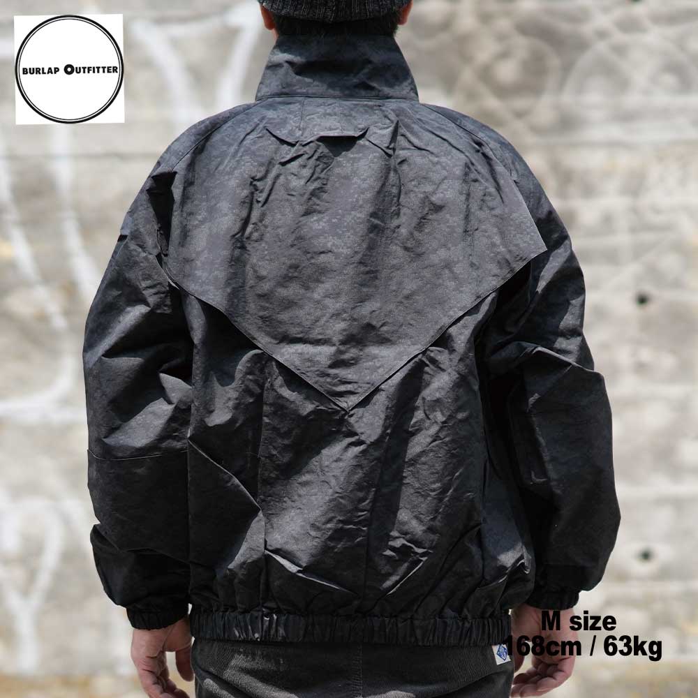 TRACK JACKET REFLECTIVE / �ȥ�å����㥱�å� ��ե쥯�ƥ��� /BLACK / Burlap Outfitter �С���åץ����ȥե��å���