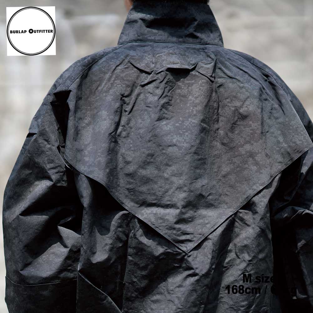 TRACK JACKET REFLECTIVE / �ȥ�å����㥱�å� ��ե쥯�ƥ��� /BLACK / Burlap Outfitter �С���åץ����ȥե��å���