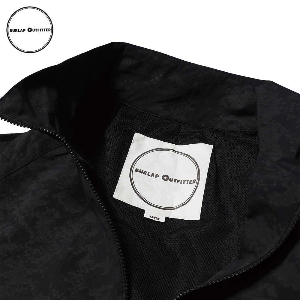 TRACK JACKET REFLECTIVE / �ȥ�å����㥱�å� ��ե쥯�ƥ��� /BLACK / Burlap Outfitter �С���åץ����ȥե��å���