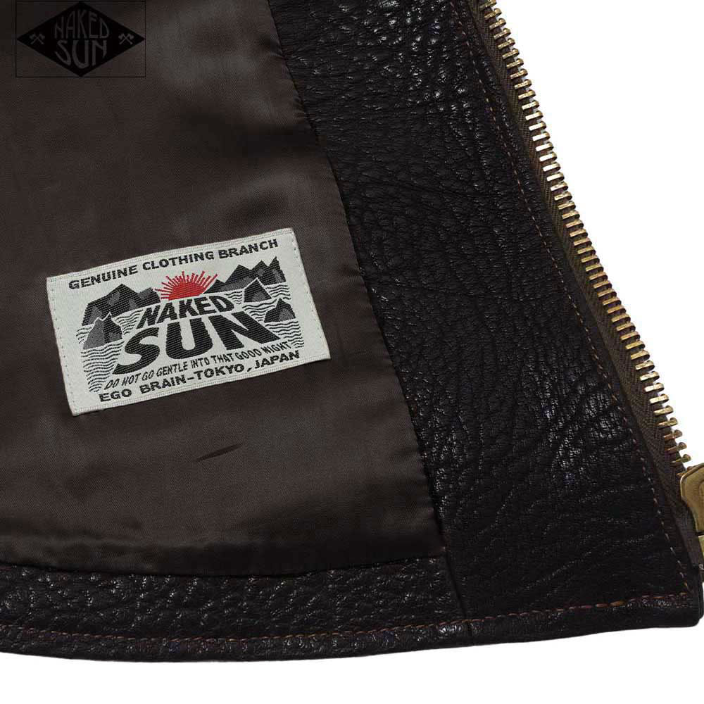 2024AWͽ���� NS000003 Glory Days (34-42) / VINTAGE-DARKBROWN BUFFALO / NAKED SUN �ͥ����åɥ���