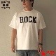 C-NECK 10/-TENJIKU ROUGH FIT S/S PRINT Tee��ROCK�� / WHITE / HIGHWAY NINE �ϥ��������ʥ���