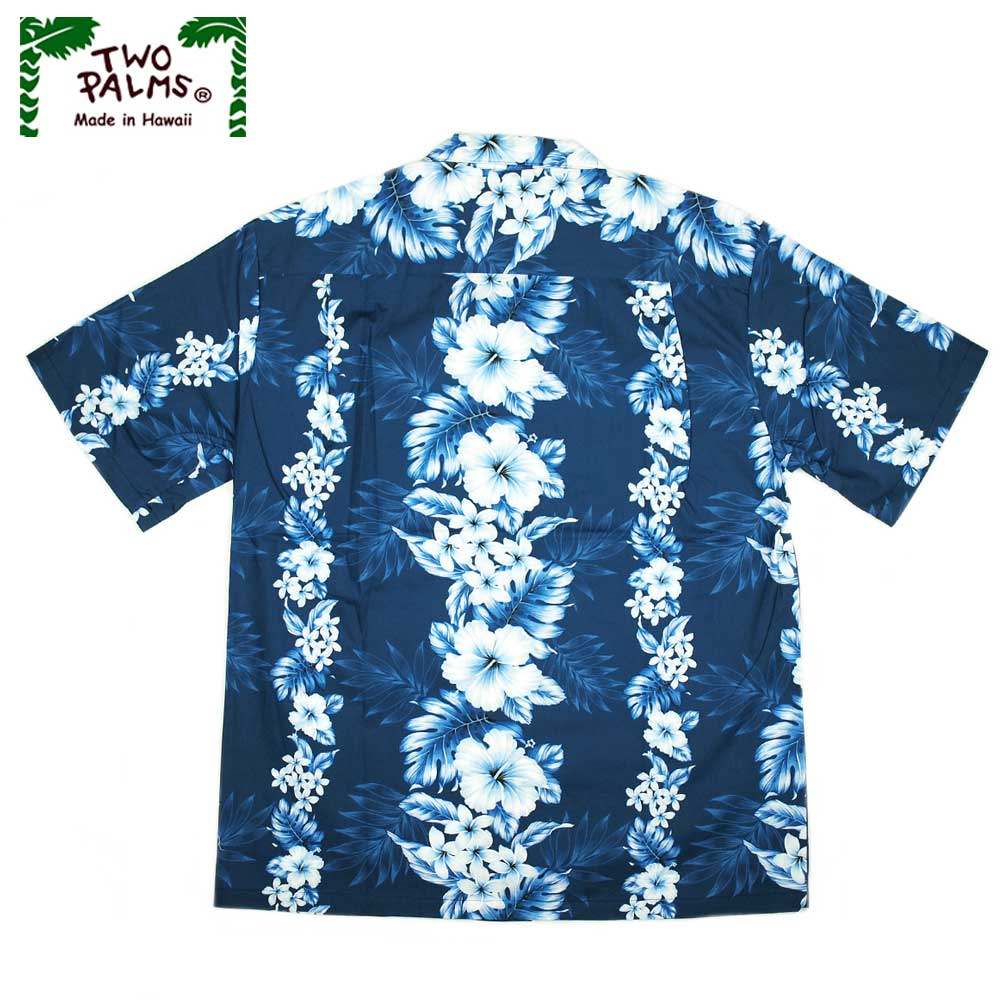 TWO PALMS �ȥ����ѡ��ॹ SS HAWAIIAN SHIRTS / PACIFIC PANEL NAVY