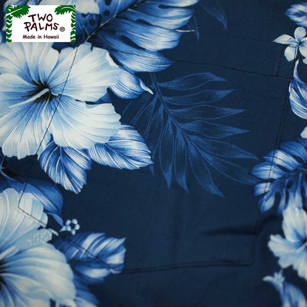 TWO PALMS �ȥ����ѡ��ॹ SS HAWAIIAN SHIRTS / PACIFIC PANEL NAVY