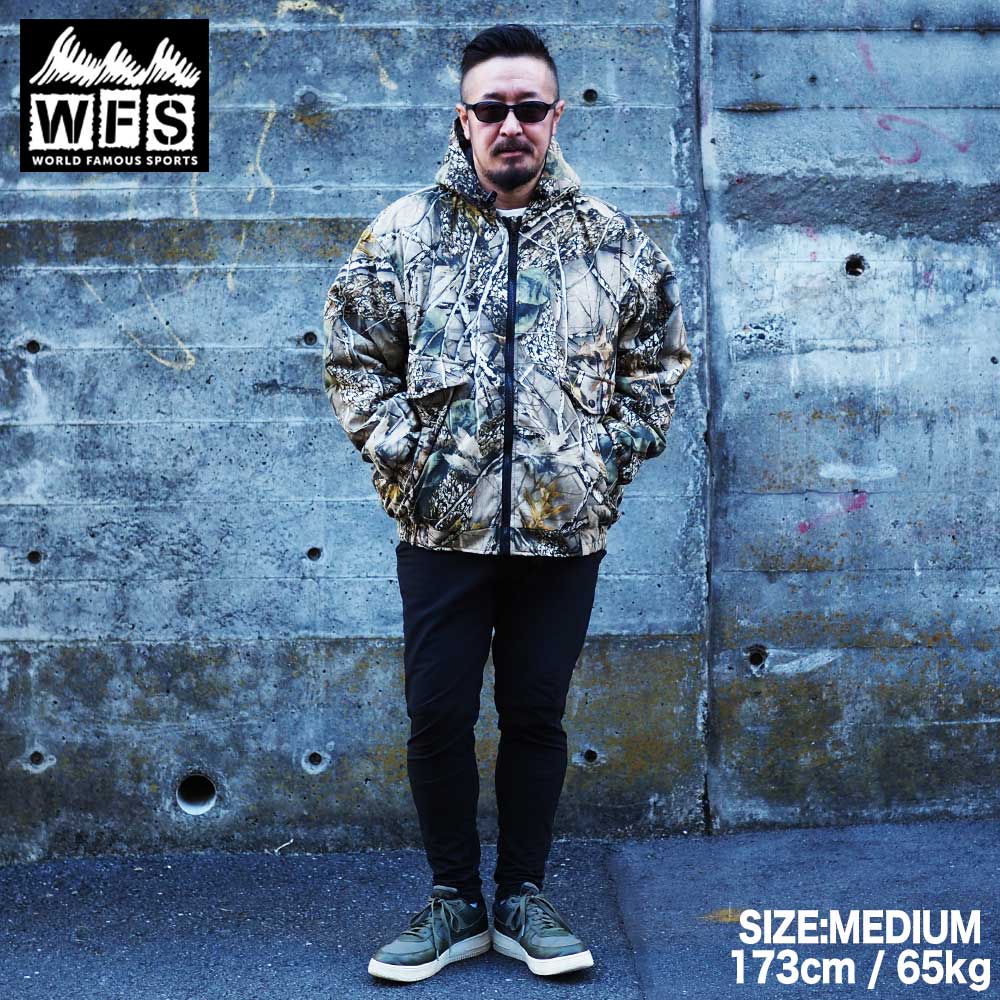 WFS Cotton Insulated Hooded Jacket / REAL TREE