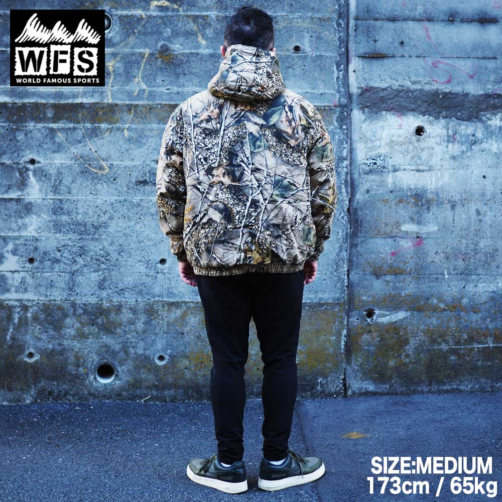 WFS Cotton Insulated Hooded Jacket / REAL TREE