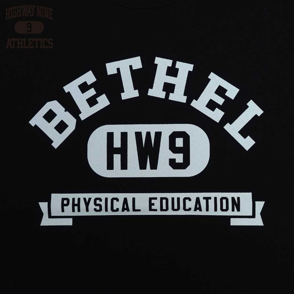 C-NECK 10/-TENJIKU ROUGH FIT S/S PRINT Tee��BETHEL�� / BLACK / HIGHWAY NINE �ϥ��������ʥ���