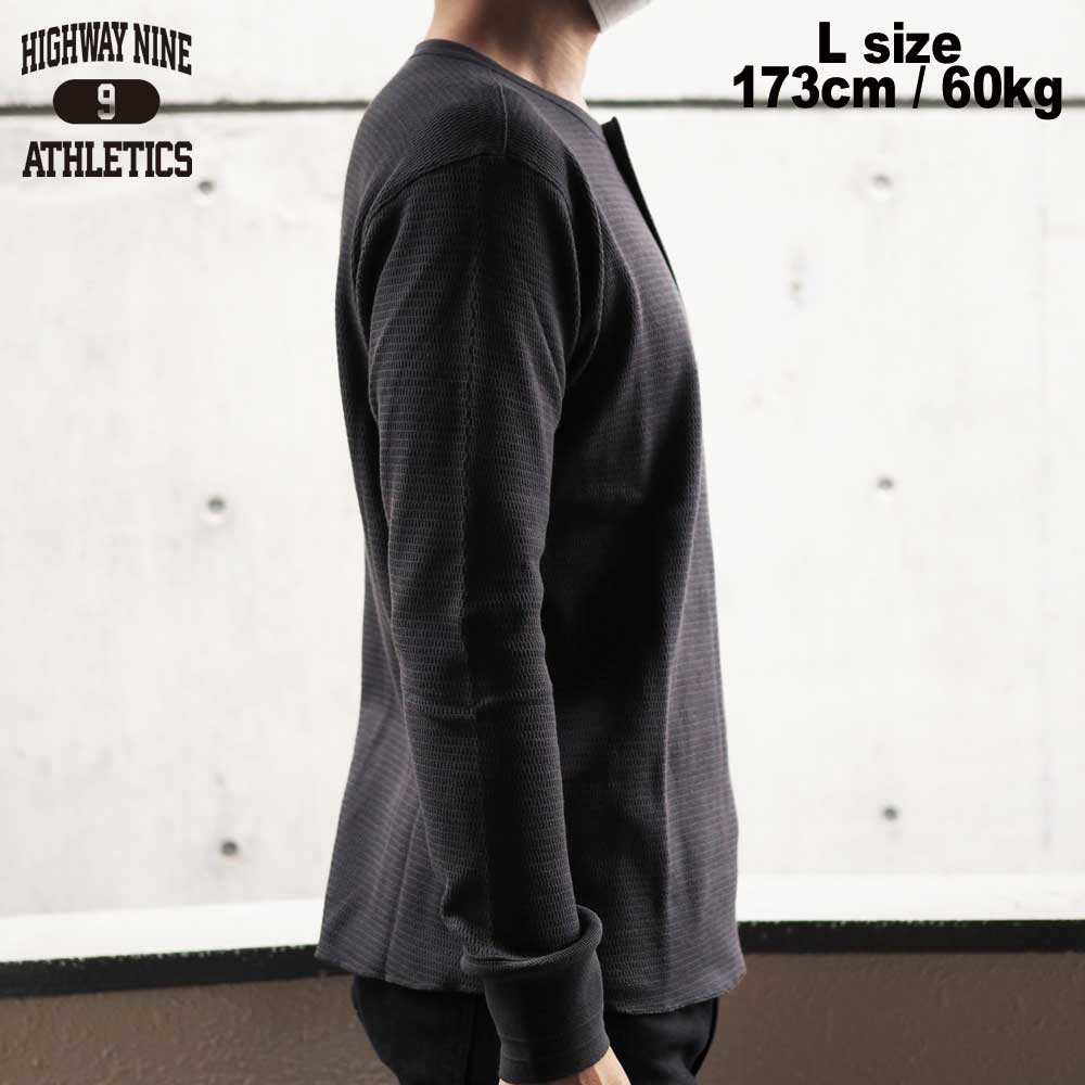 HENRY-NECK �ϥ˥��ॵ���ޥ� L/S Tee  / CHARCOAL / HIGHWAY NINE �ϥ��������ʥ���