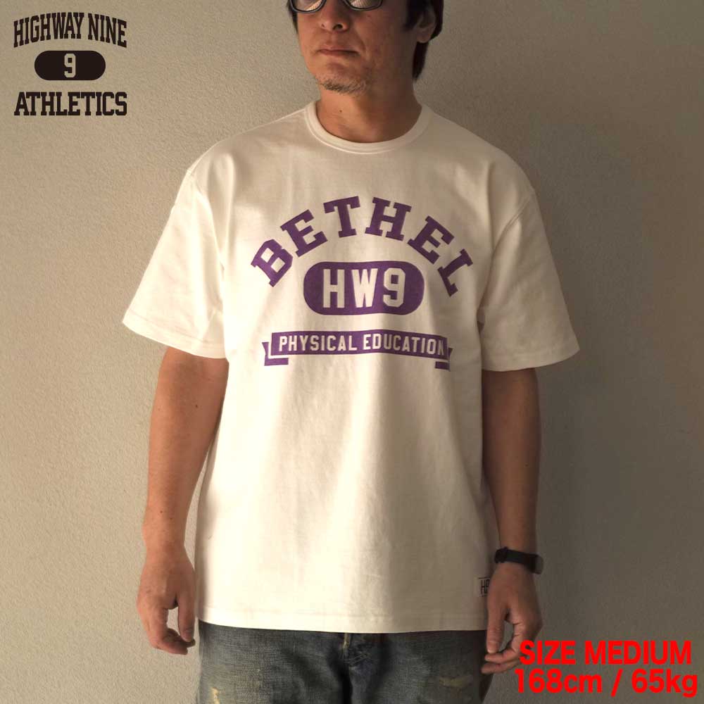 C-NECK 10/-TENJIKU ROUGH FIT S/S PRINT Tee��BETHEL�� / WHITE / HIGHWAY NINE �ϥ��������ʥ���