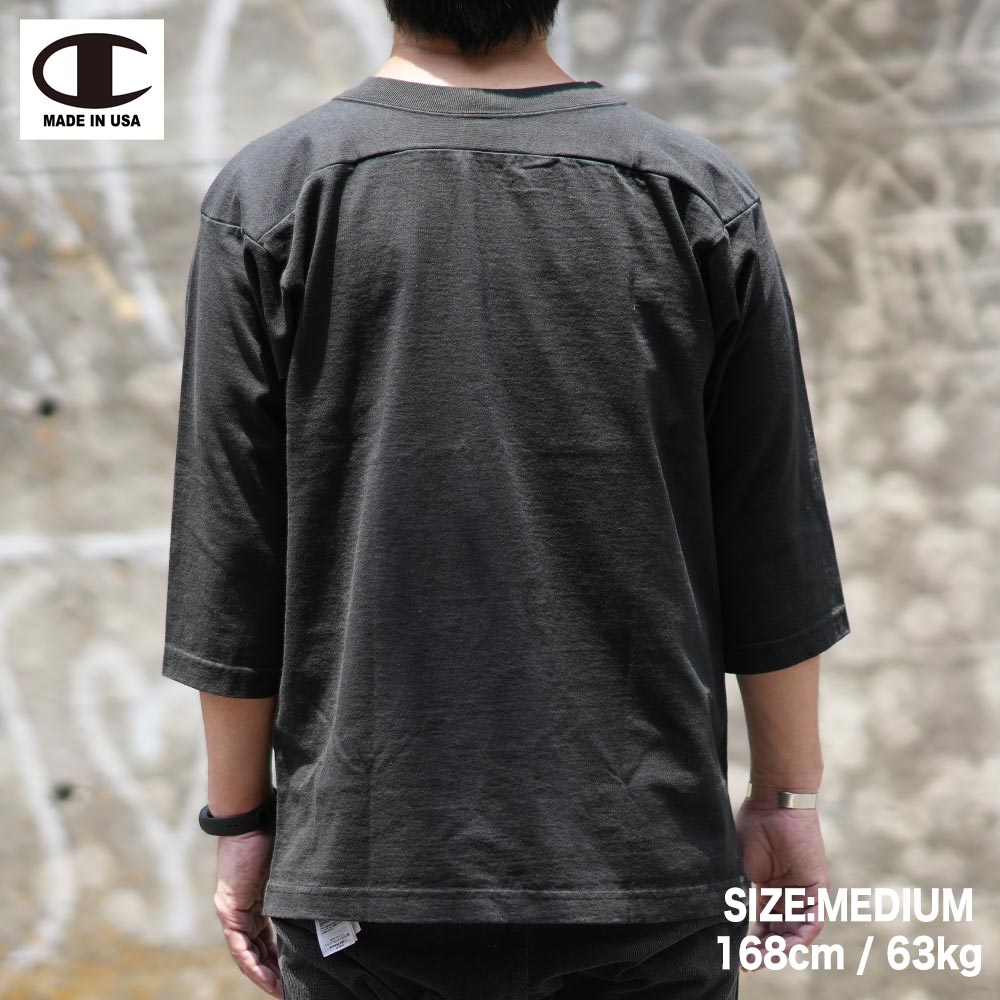 "MADE IN USA" T1011 3/4꡼֥եåȥܡT  / BLACK / Champion