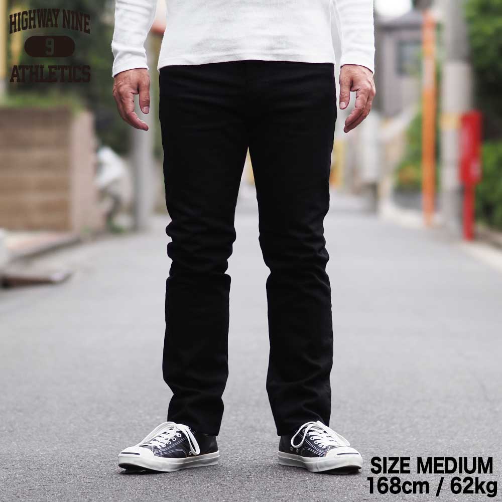 ST RED LINE STRAIGHT HN004007 / BLACK / HIGHWAY NINE �ϥ��������ʥ���