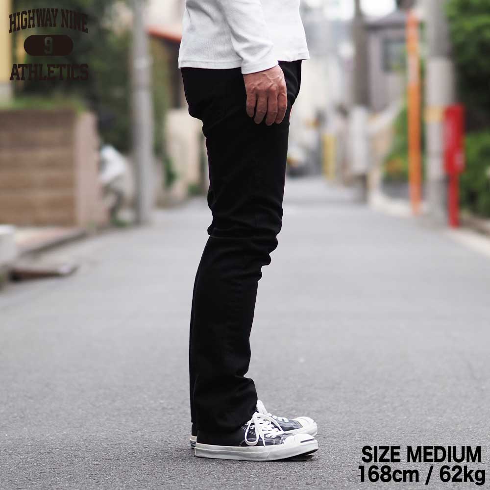 ST RED LINE STRAIGHT HN004007 / BLACK / HIGHWAY NINE �ϥ��������ʥ���
