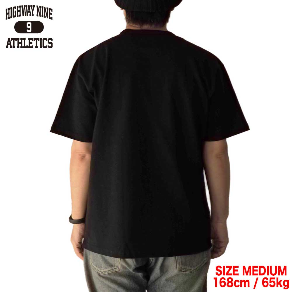 C-NECK 10/-TENJIKU ROUGH FIT S/S PRINT Tee��CALIFORNIA�� / BLACK / HIGHWAY NINE �ϥ��������ʥ���
