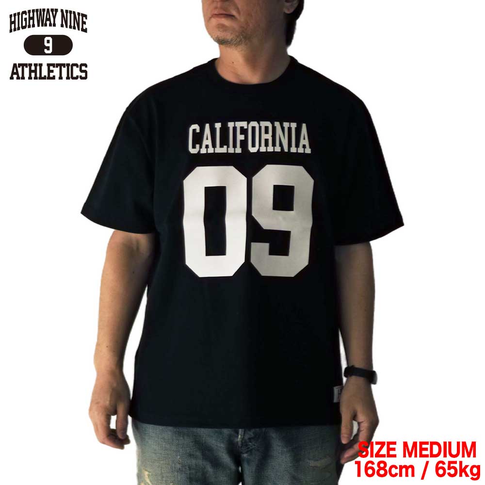 C-NECK 10/-TENJIKU ROUGH FIT S/S PRINT Tee��CALIFORNIA�� / BLACK / HIGHWAY NINE �ϥ��������ʥ���