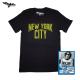 WORN FREE " NEW YORK CITY " " JOHN LENNON " Tee