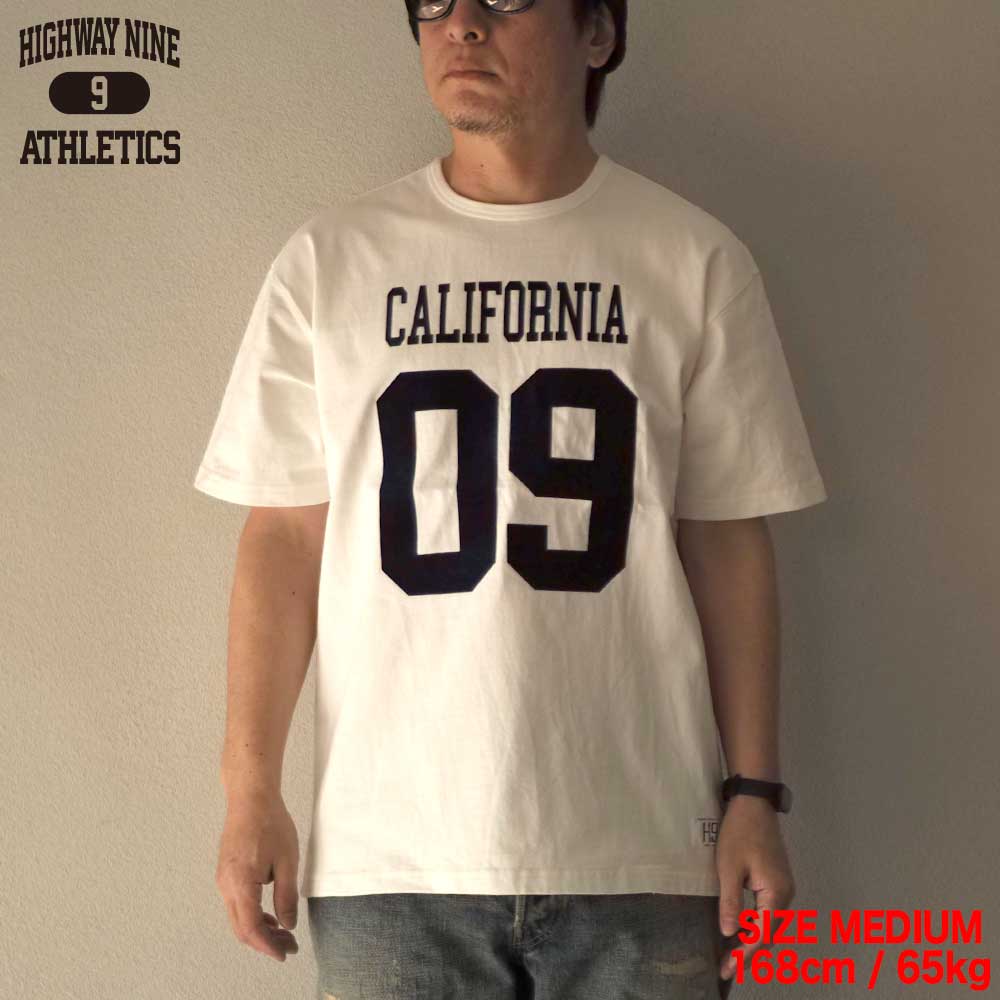 C-NECK 10/-TENJIKU ROUGH FIT S/S PRINT Tee��CALIFORNIA�� / WHITE / HIGHWAY NINE �ϥ��������ʥ���