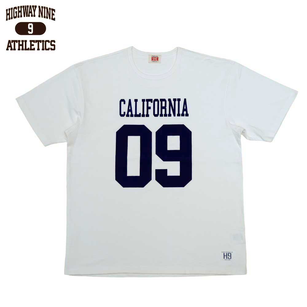 C-NECK 10/-TENJIKU ROUGH FIT S/S PRINT Tee��CALIFORNIA�� / WHITE / HIGHWAY NINE �ϥ��������ʥ���