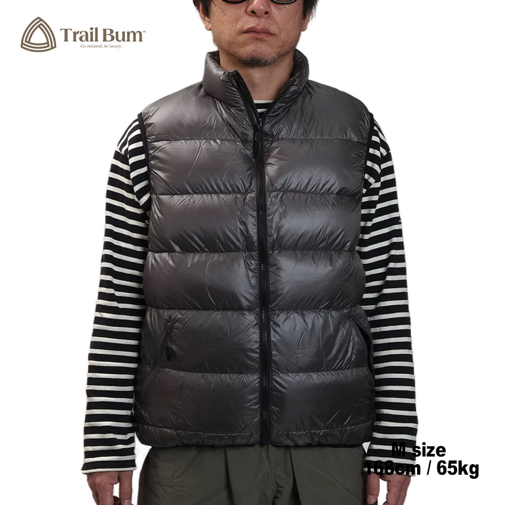 TOASTY DOWN VEST  / GRANITE GRAY / TRAIL BUM �ȥ쥤��Х� NANGA �ʥ�