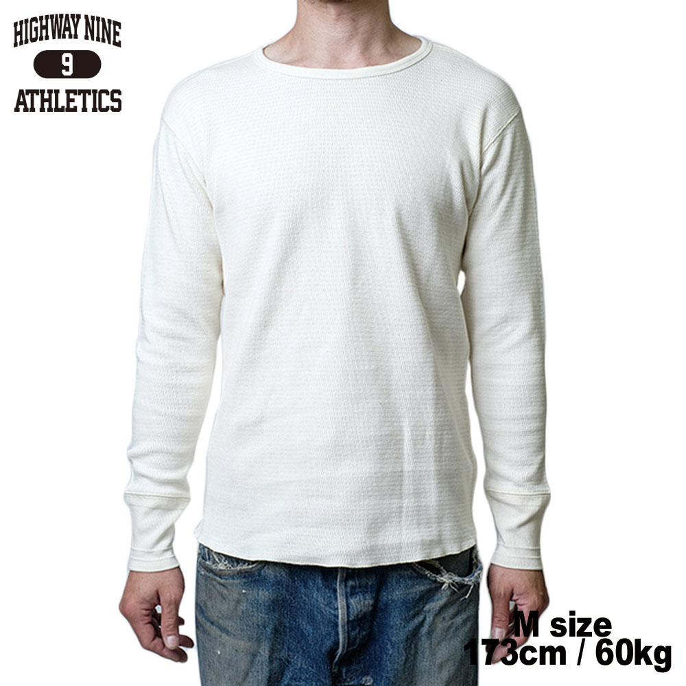 C-NECK �ϥ˥��ॵ���ޥ� L/S Tee  / NATURAL / HIGHWAY NINE �ϥ��������ʥ���