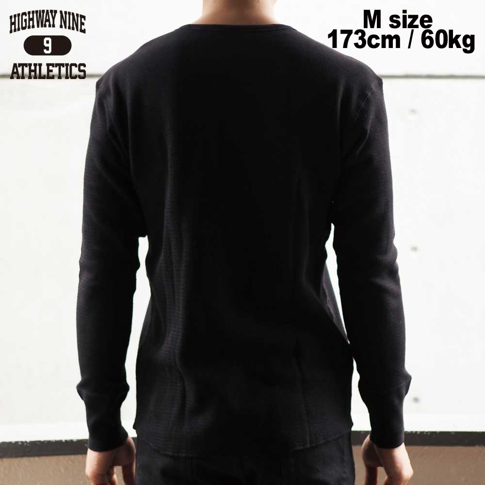 U-NECK �ϥ˥��ॵ���ޥ� L/S Tee  / BLACK / HIGHWAY NINE �ϥ��������ʥ���