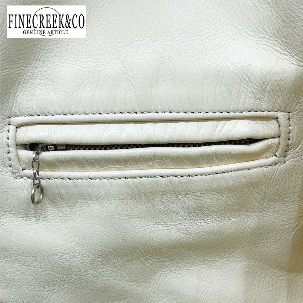 ͽ����2026SS ACJK084 ROBIN (36-42) / WHITE / FINECREEK LEATHERS&CO