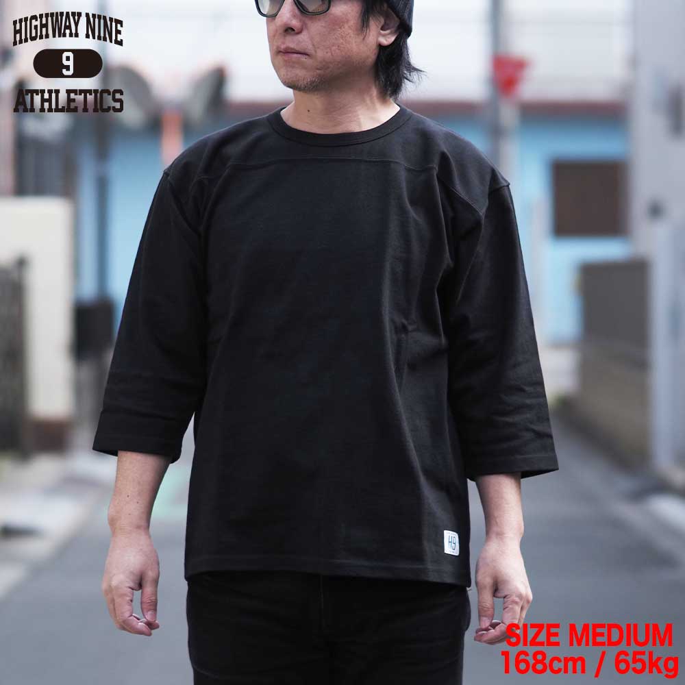 10/-TENJIKU ROUGH FIT FOOT BALL Tee / BLACK / HIGHWAY NINE �ϥ��������ʥ���