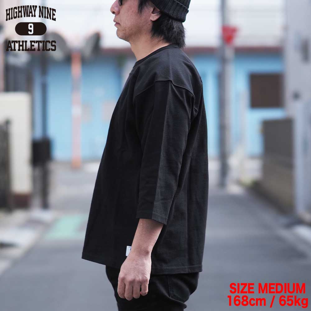10/-TENJIKU ROUGH FIT FOOT BALL Tee / BLACK / HIGHWAY NINE �ϥ��������ʥ���