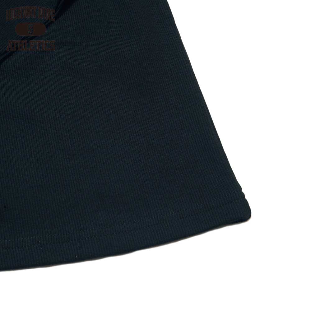 V-NECK RIB L/S Tee  / BLACK / HIGHWAY NINE ϥʥ