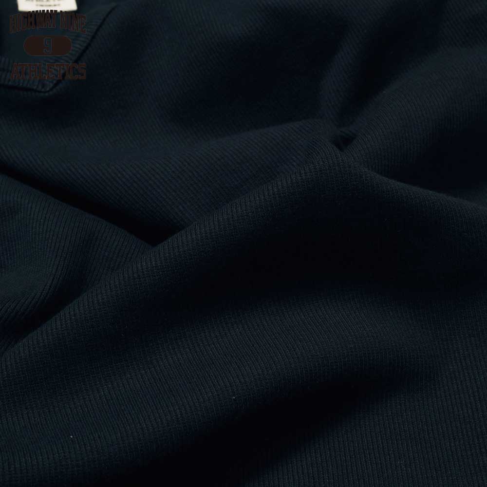 V-NECK RIB L/S Tee  / BLACK / HIGHWAY NINE ϥʥ