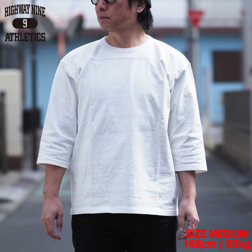 10/-TENJIKU ROUGH FIT FOOT BALL Tee / WHITE / HIGHWAY NINE �ϥ��������ʥ���