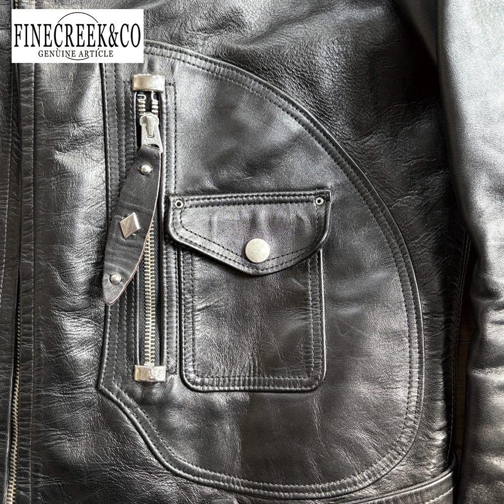 ͽ����2026SS ACJK021 HARRIS (36-42) / BLACK / FINECREEK LEATHERS&CO