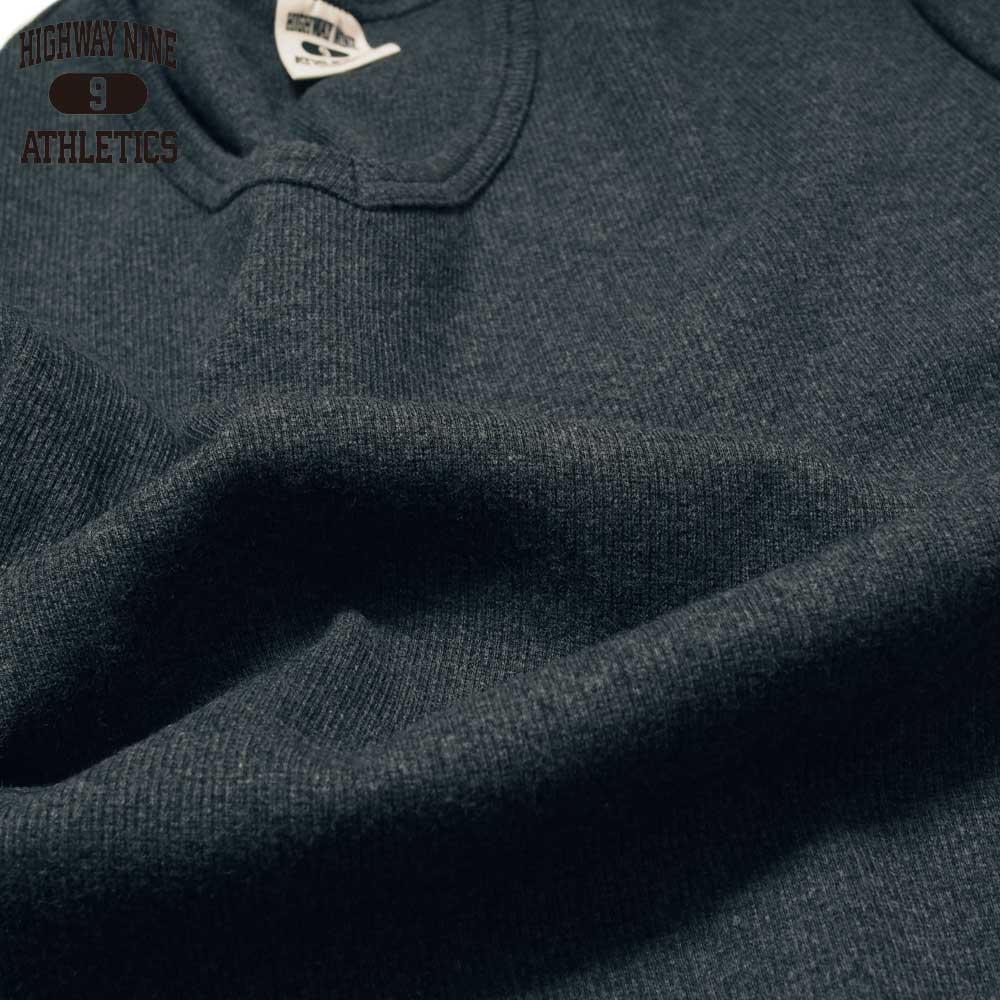 V-NECK RIB L/S Tee  / CHARCOAL / HIGHWAY NINE �ϥ��������ʥ���