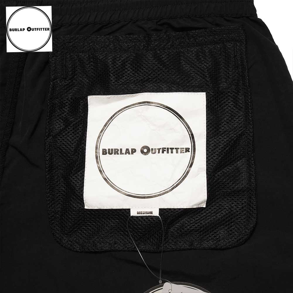 TRACK SHORT SOLID / BLACK / Burlap Outfitter �С���åץ����ȥե��å���