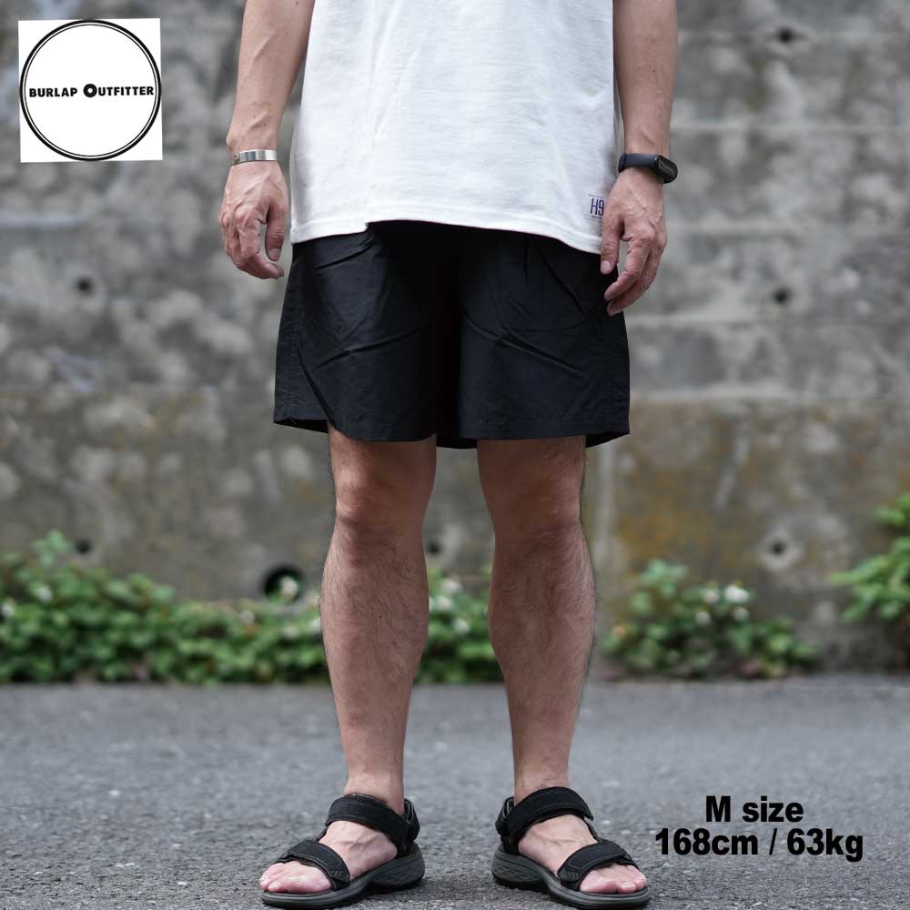 TRACK SHORT SOLID / BLACK / Burlap Outfitter �С���åץ����ȥե��å���