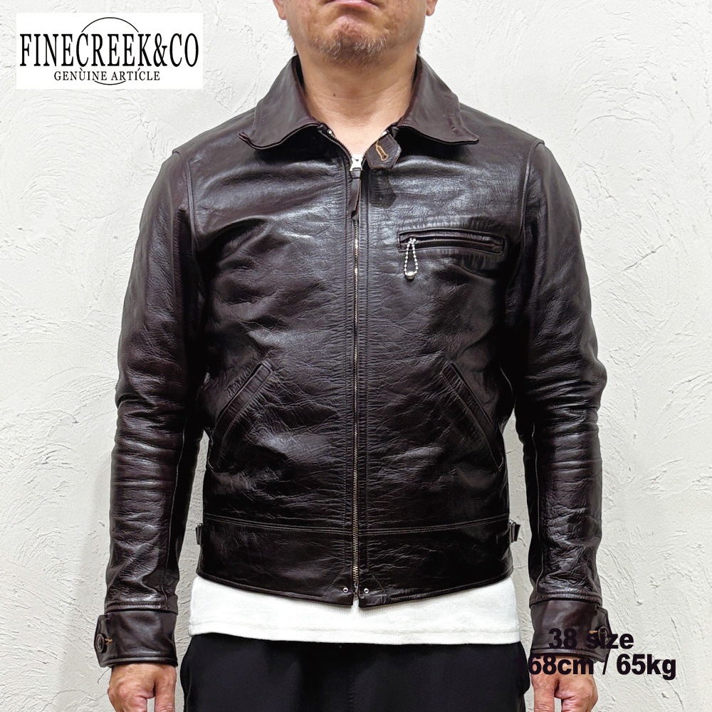ͽ����2026SS ACJK083 PATRIOT (36-42) / BROWN / FINECREEK LEATHERS&CO