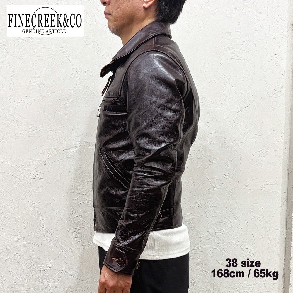 ͽ����2026SS ACJK083 PATRIOT (36-42) / BROWN / FINECREEK LEATHERS&CO