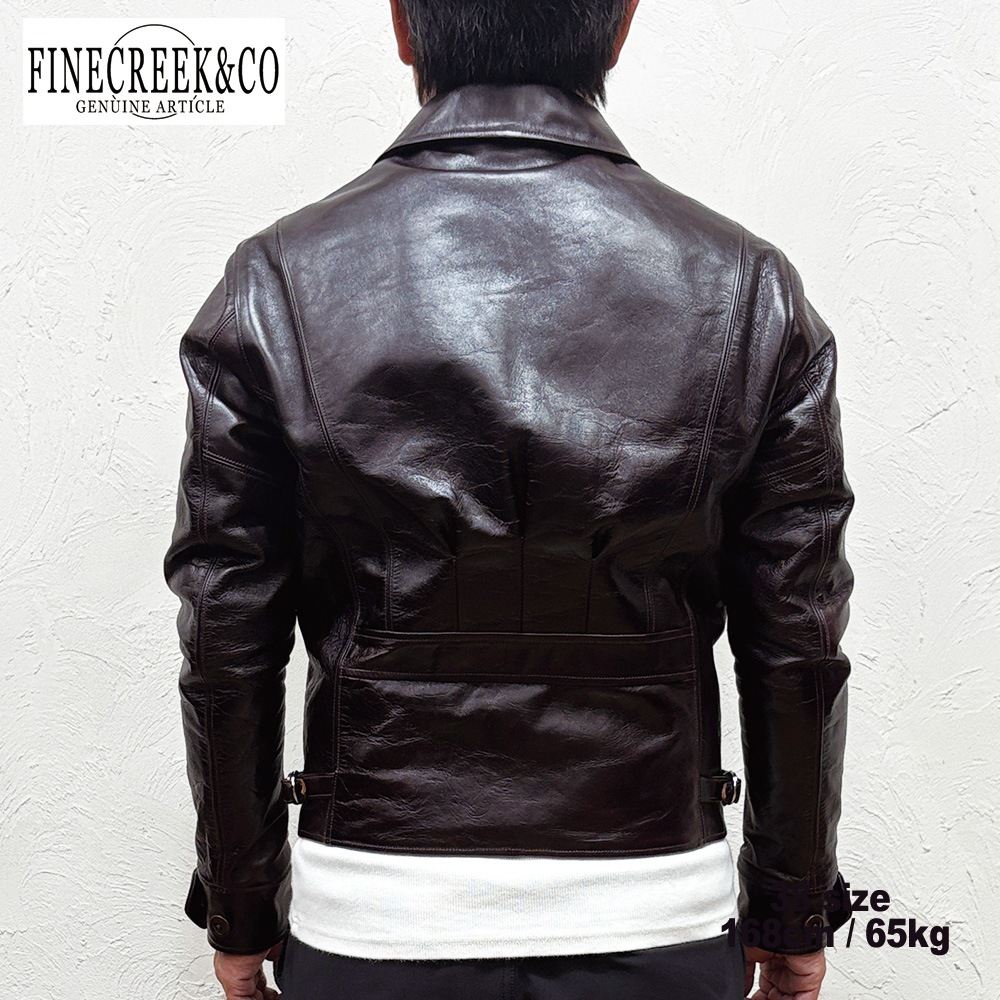 ͽ����2026SS ACJK083 PATRIOT (36-42) / BROWN / FINECREEK LEATHERS&CO
