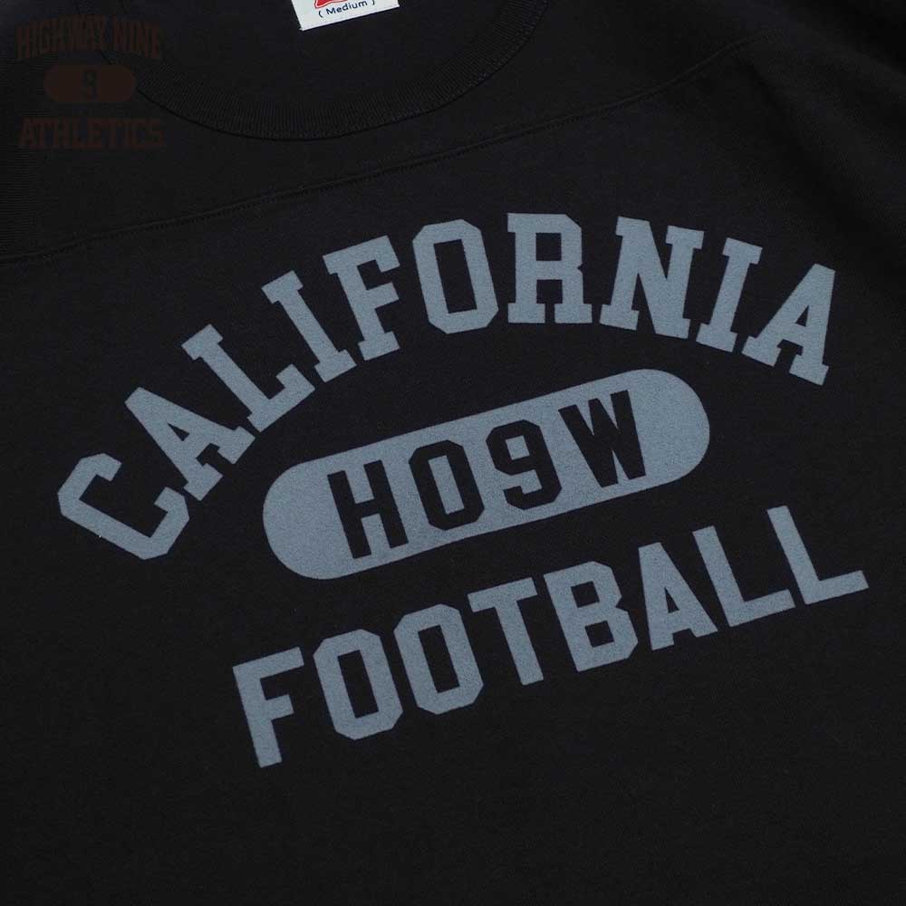 10/-TENJIKU ROUGH FIT FOOT BALL PRINT Tee��CALIFORNIA�� / BLACK / HIGHWAY NINE �ϥ��������ʥ���