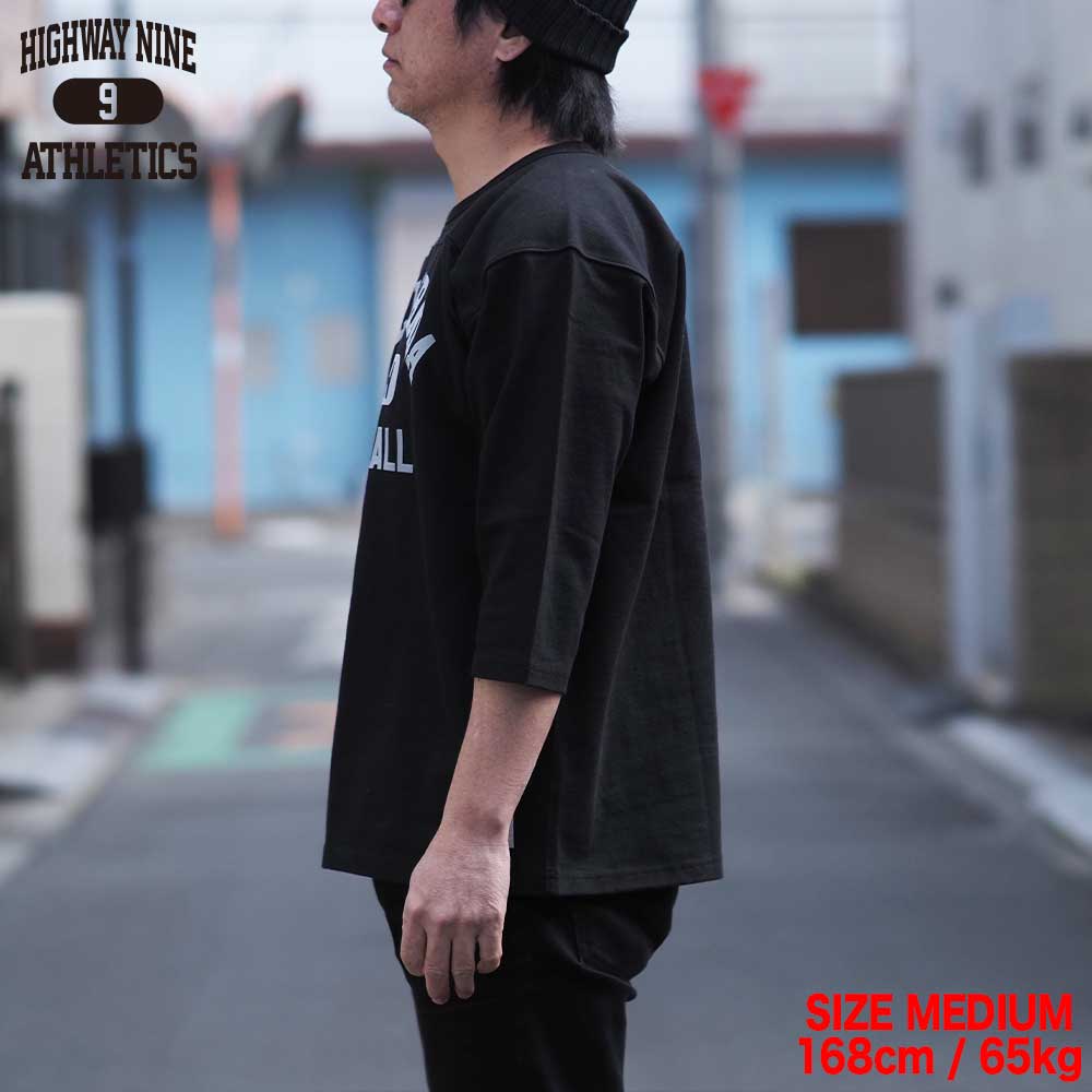 10/-TENJIKU ROUGH FIT FOOT BALL PRINT Tee��CALIFORNIA�� / BLACK / HIGHWAY NINE �ϥ��������ʥ���