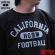 10/-TENJIKU ROUGH FIT FOOT BALL PRINT Tee��CALIFORNIA�� / BLACK / HIGHWAY NINE �ϥ��������ʥ���