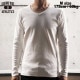 V-NECK RIB L/S Tee  / WHITE / HIGHWAY NINE �ϥ��������ʥ���