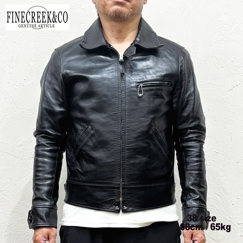 ͽ����2026SS ACJK083 PATRIOT (36-42) / BLACK / FINECREEK LEATHERS&CO