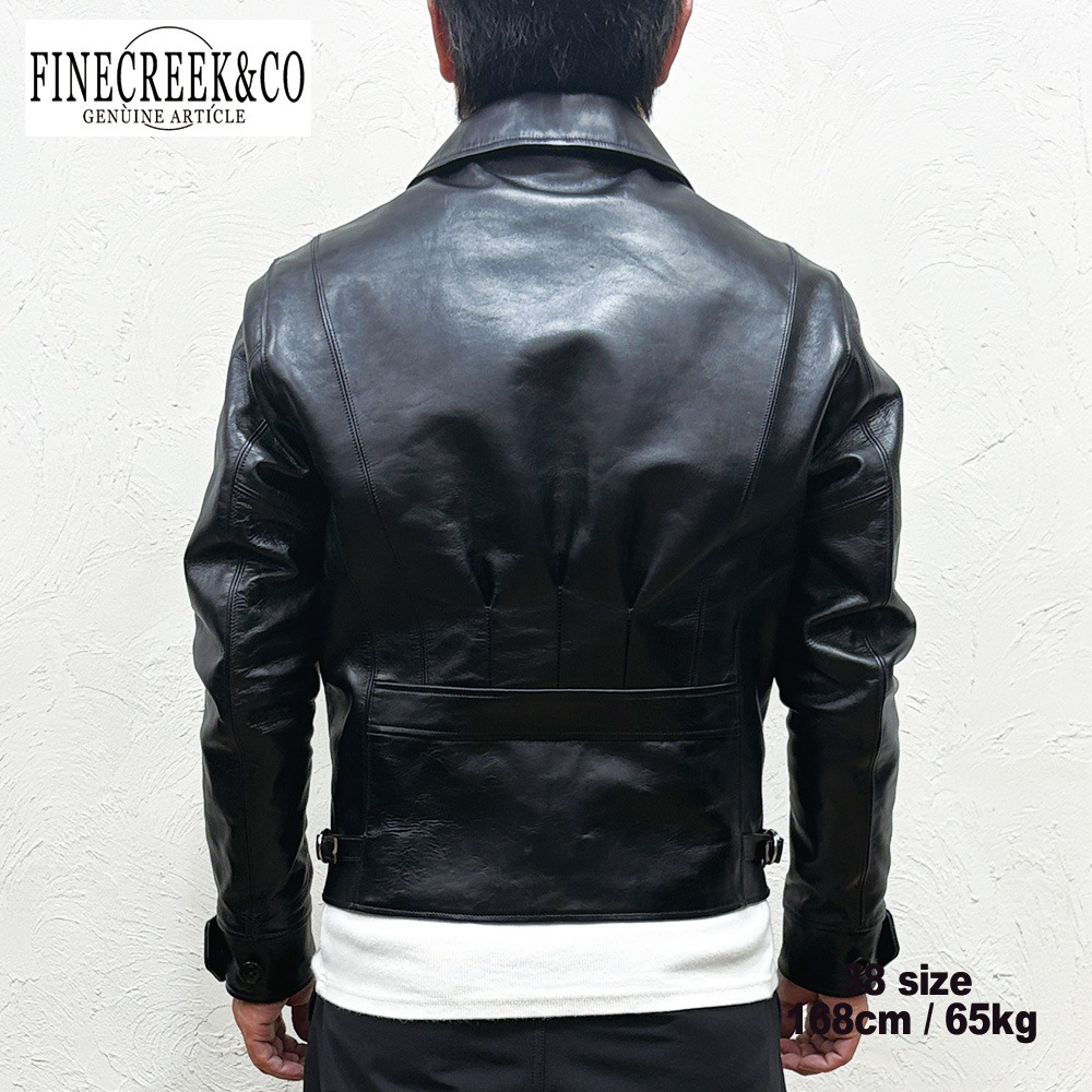 ͽ����2026SS ACJK083 PATRIOT (36-42) / BLACK / FINECREEK LEATHERS&CO