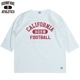 10/-TENJIKU ROUGH FIT FOOT BALL PRINT Tee��CALIFORNIA�� / WHITE / HIGHWAY NINE �ϥ��������ʥ���