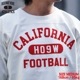 10/-TENJIKU ROUGH FIT FOOT BALL PRINT Tee��CALIFORNIA�� / WHITE / HIGHWAY NINE �ϥ��������ʥ���