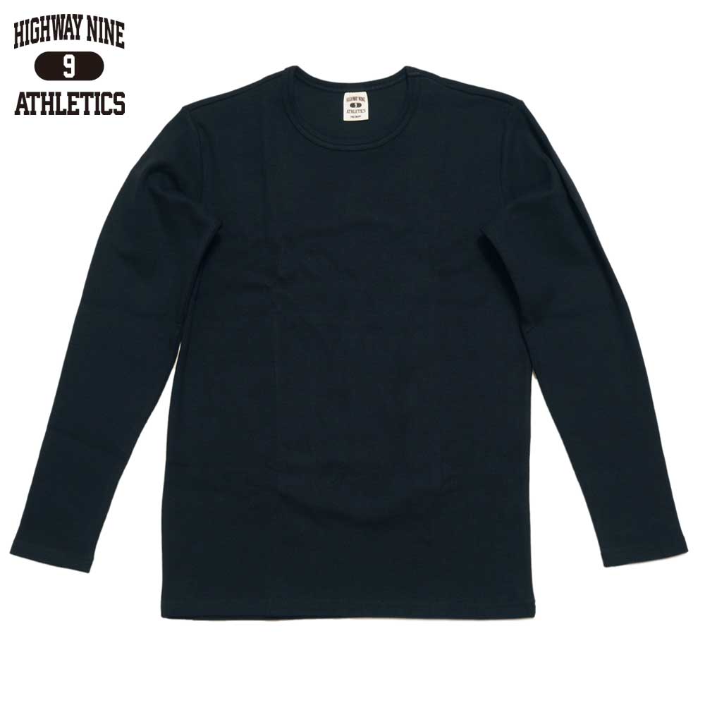 C-NECK RIB L/S Tee  / BLACK / HIGHWAY NINE �ϥ��������ʥ���