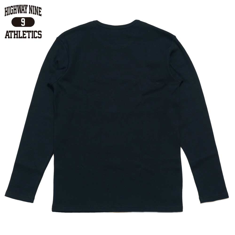 C-NECK RIB L/S Tee  / BLACK / HIGHWAY NINE �ϥ��������ʥ���