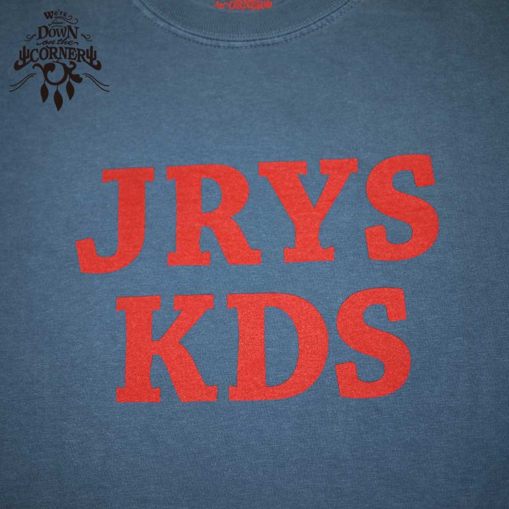 DOWN ON THE CORNER  �����󥪥󥶥����ʡ� S/S TEE "JRYS KIDS" / INDIGO