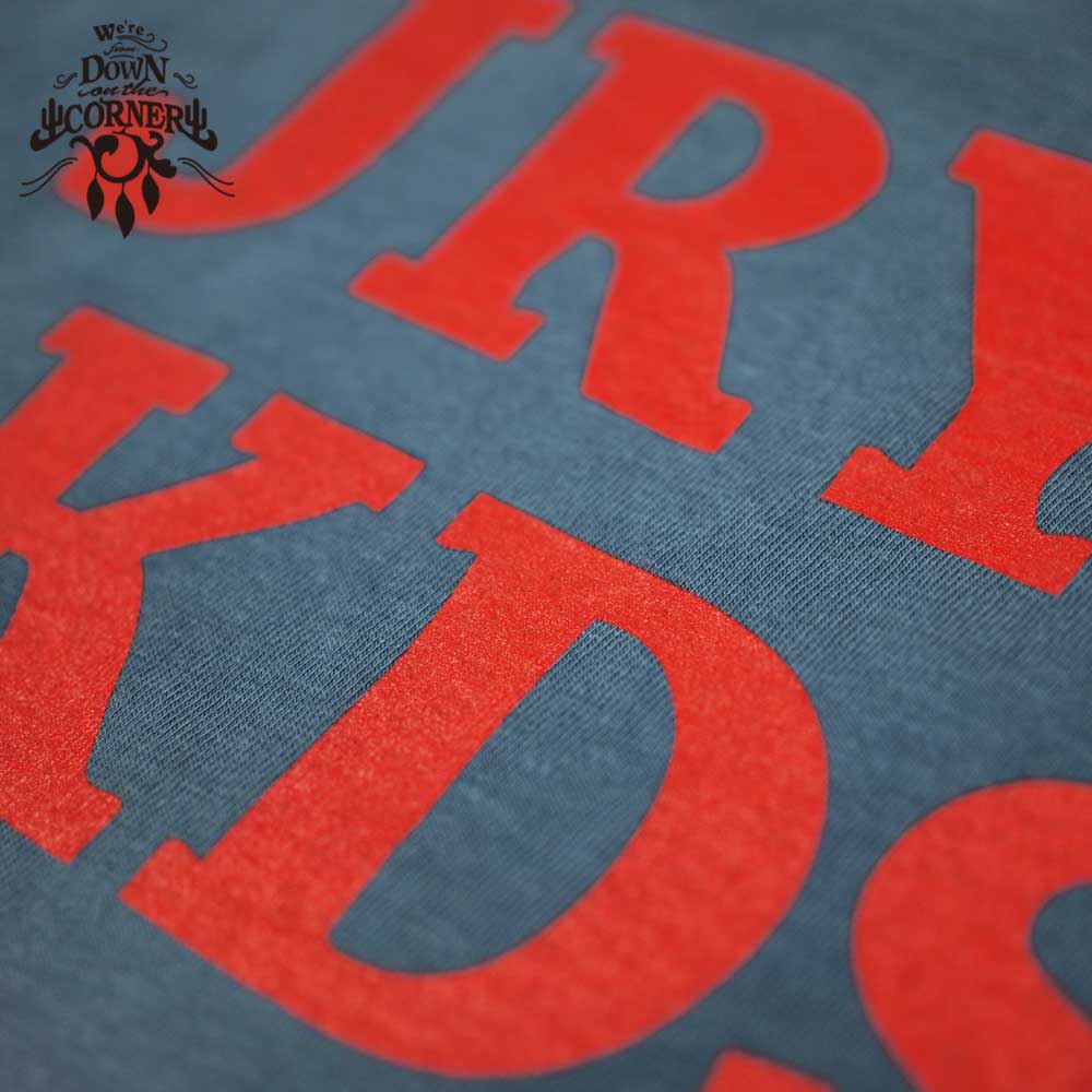 DOWN ON THE CORNER  �����󥪥󥶥����ʡ� S/S TEE "JRYS KIDS" / INDIGO
