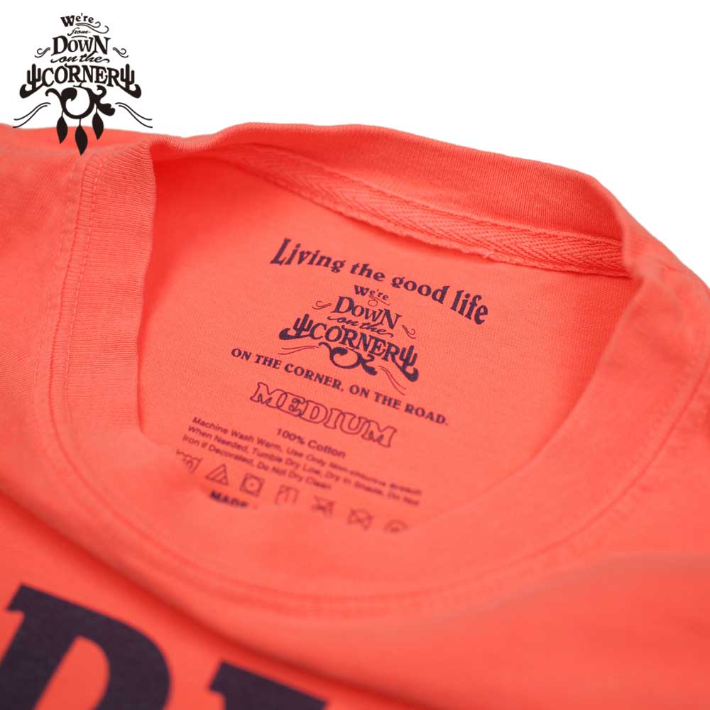 DOWN ON THE CORNER  �����󥪥󥶥����ʡ� S/S TEE "JRYS KIDS" / NEON ORANGE